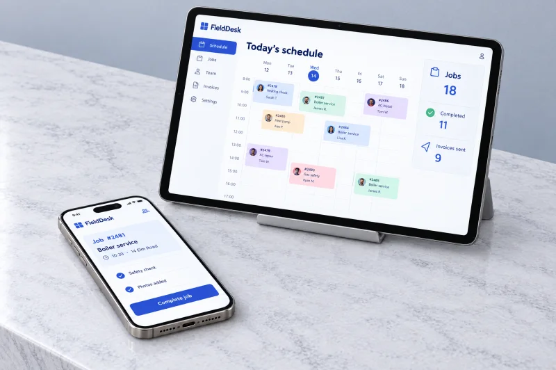 Custom business app and dashboard